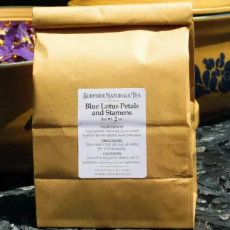 Blue lotus flowers petals and stamens tea 2oz package
