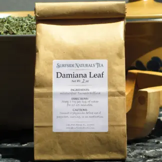 Damiana tea 2oz package featured