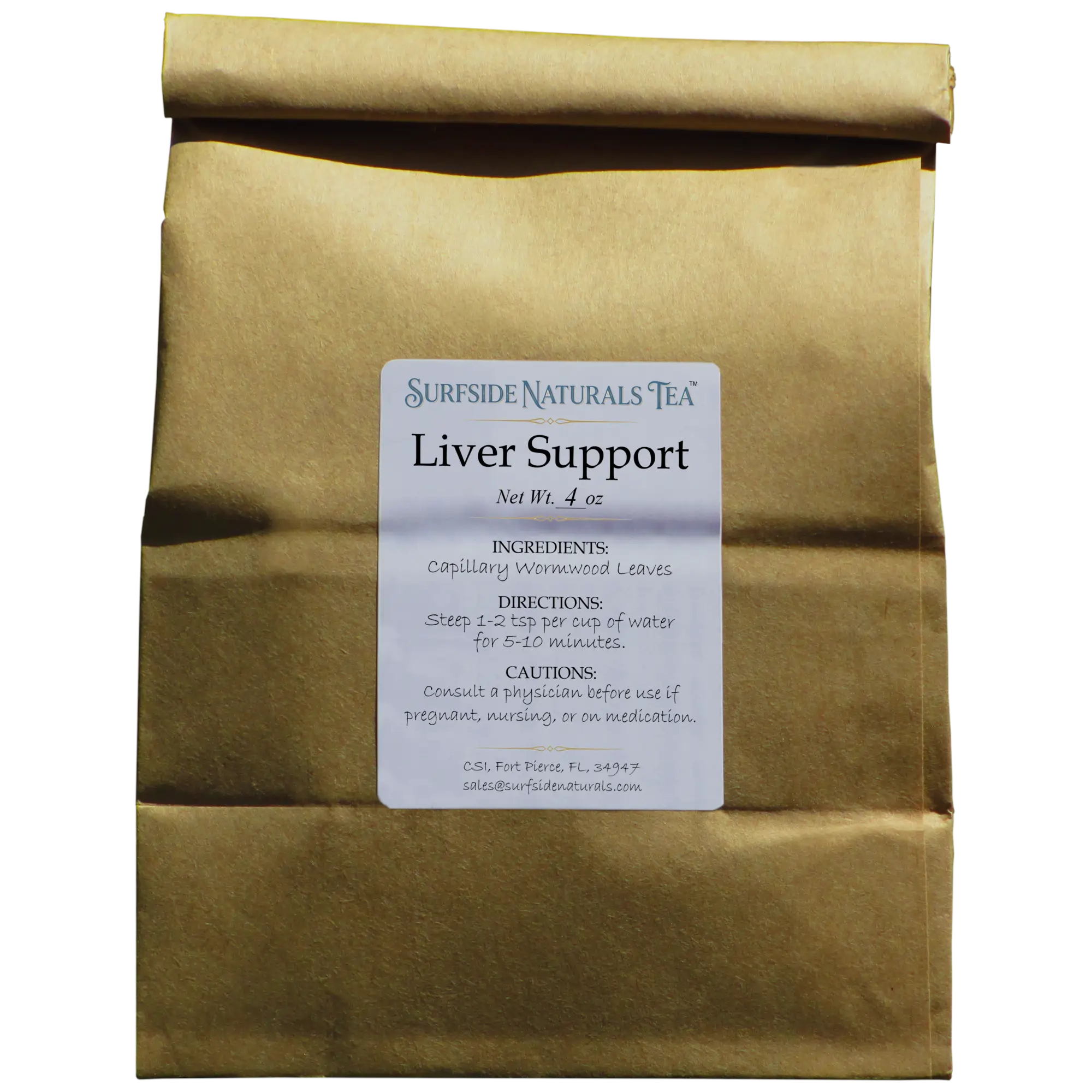 Liver support tea 4oz package