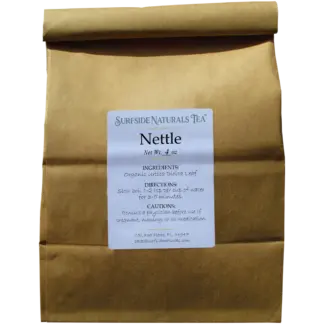 Organic nettle leaf tea 4oz package