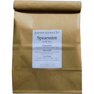 Organic spearmint tea 4oz package
