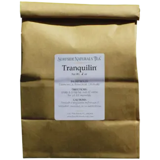 Tranquilin stress relief tea 4 oz package